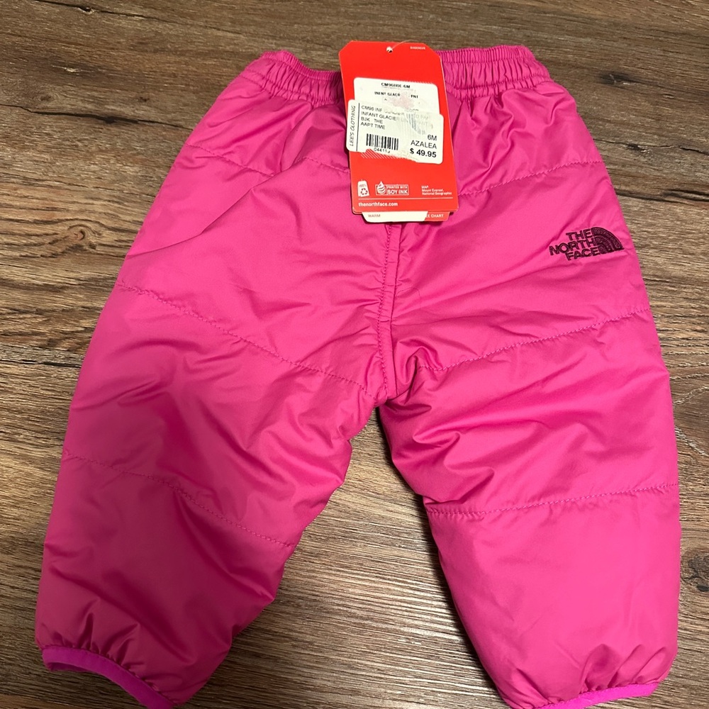 The North Face Fuchsia Infant Snow Pants